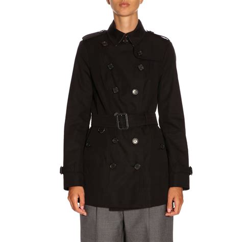 burberry nero corto donna|Il trench Burberry .